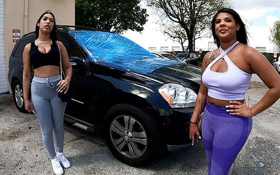 BangRoadsideXXX Magic Take Turns On A Dick To Get Car Their Fixed